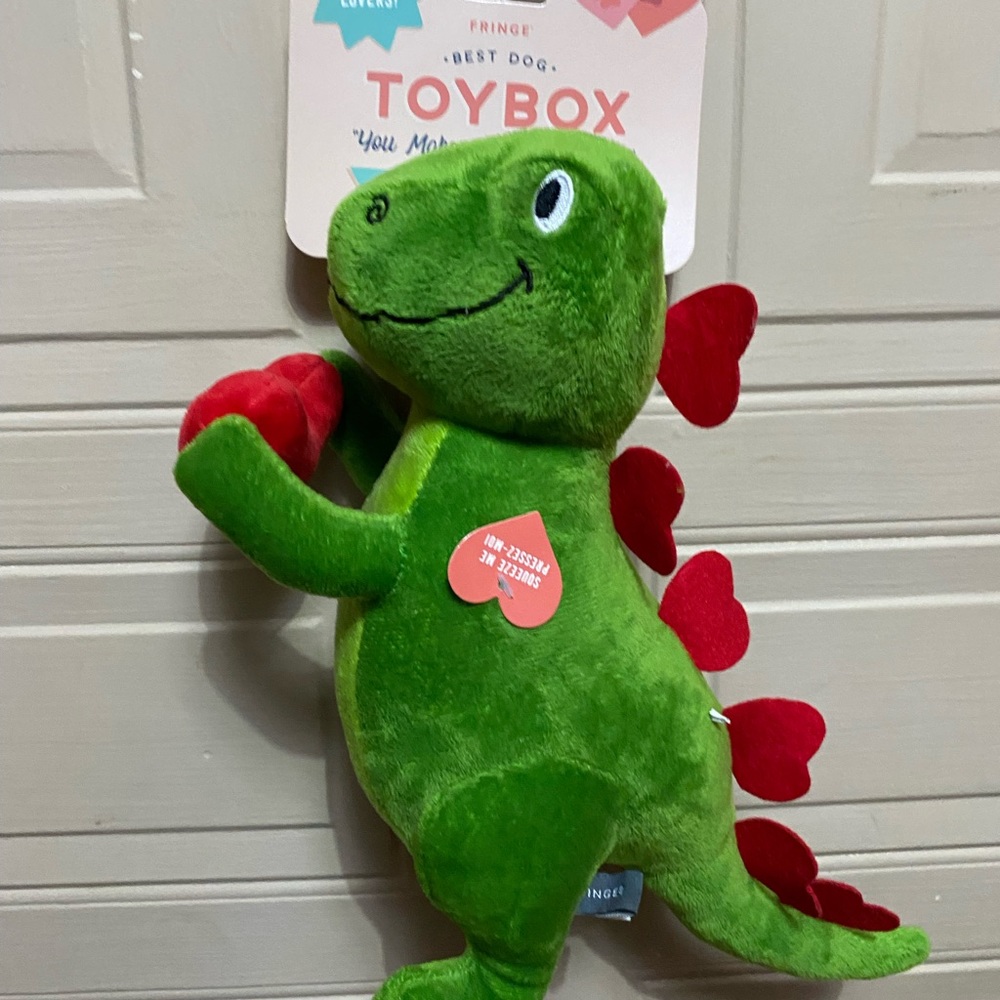 Fringe Brand New Beutiful Dinosaur With Squeaker